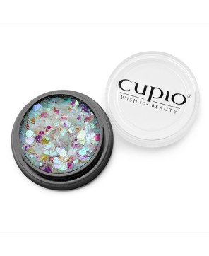 Cupio Holo Hexa Glitter AB Lila