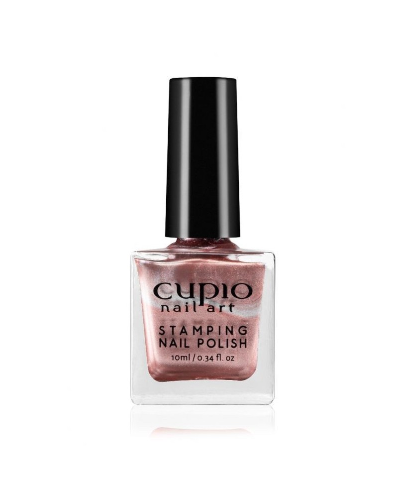 Cupio stamping nail polish - Metallic Rose Gold 10ml