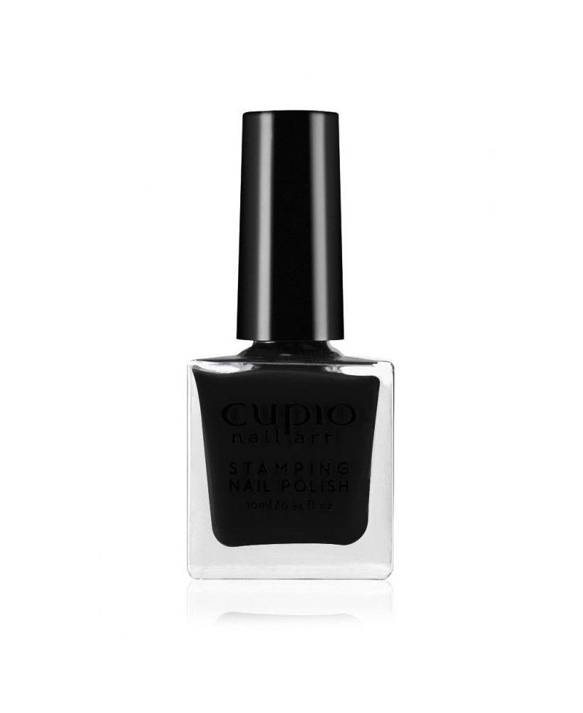 Cupio stamping nail polish - Black 10ml