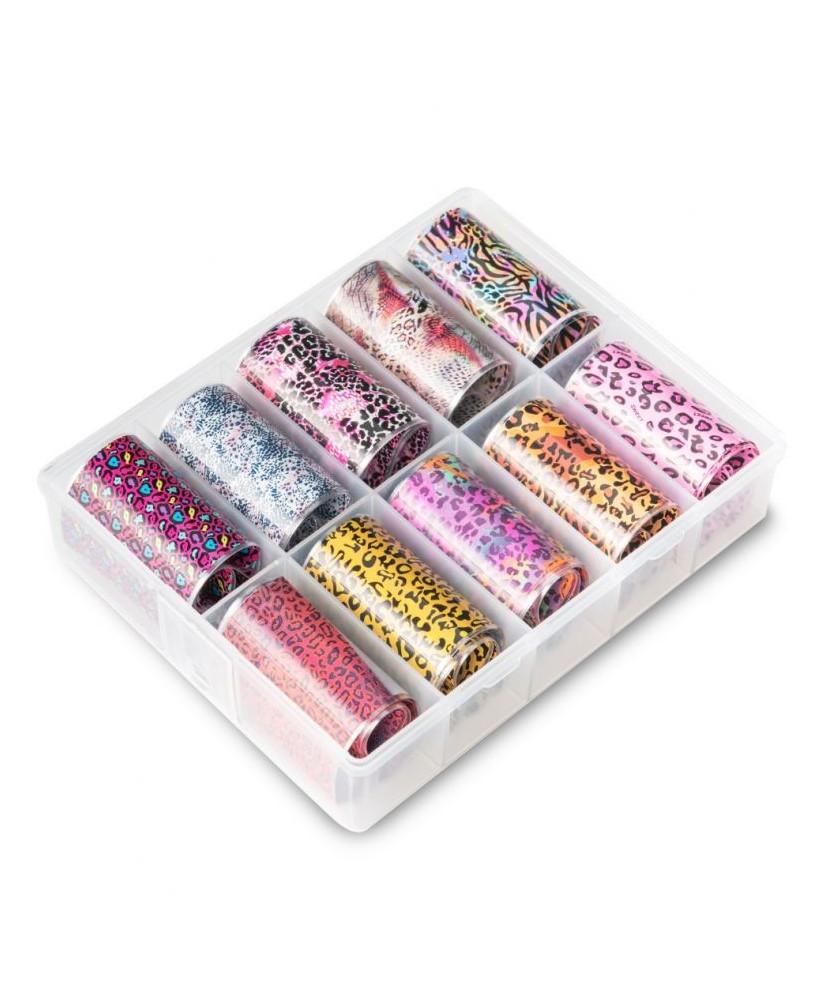 Foil de Transfert Cupio - Set 10 Coloured Animal Print