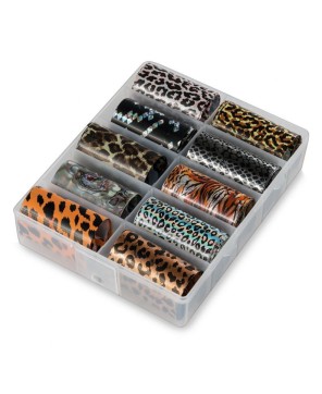 Foil de Transfert Cupio - Set 10 Metallic Animal Print