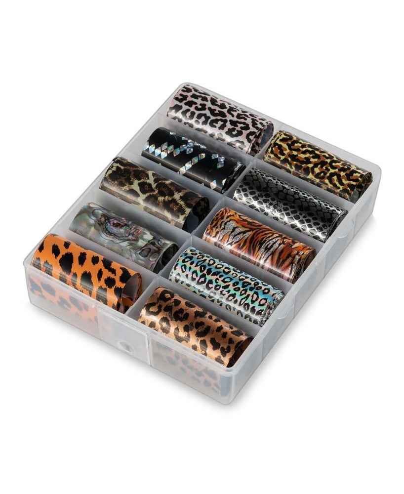 Foil de Transfert Cupio - Set 10 Metallic Animal Print